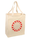 Watercolor Peppermint Large Grocery Tote Bag-Grocery Tote-TooLoud-Natural-Large-Davson Sales