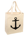 Nautical Sailor Anchor Large Grocery Tote Bag-Grocery Tote-TooLoud-Natural-Large-Davson Sales