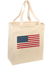 American Flag Large Grocery Tote Bag-Grocery Tote-TooLoud-Natural-Large-Davson Sales