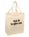 Cada Dia Te Quiero Mas Design Large Grocery Tote Bag by TooLoud-Grocery Tote-TooLoud-Natural-Large-Davson Sales