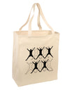 Ten Lords A Leaping Large Grocery Tote Bag-Grocery Tote-TooLoud-Natural-Large-Davson Sales