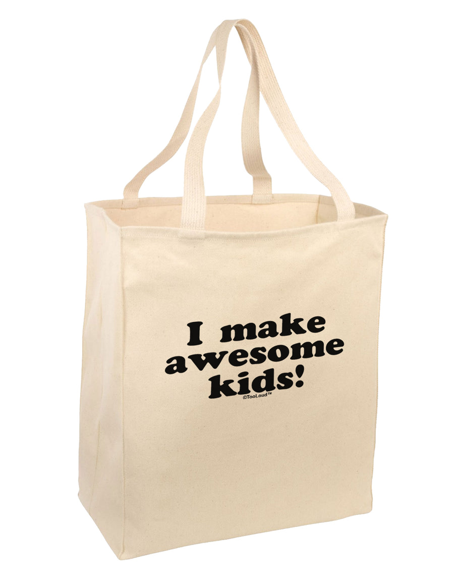 I Make Awesome Kids Large Grocery Tote Bag by TooLoud-Grocery Tote-TooLoud-Natural-Large-Davson Sales