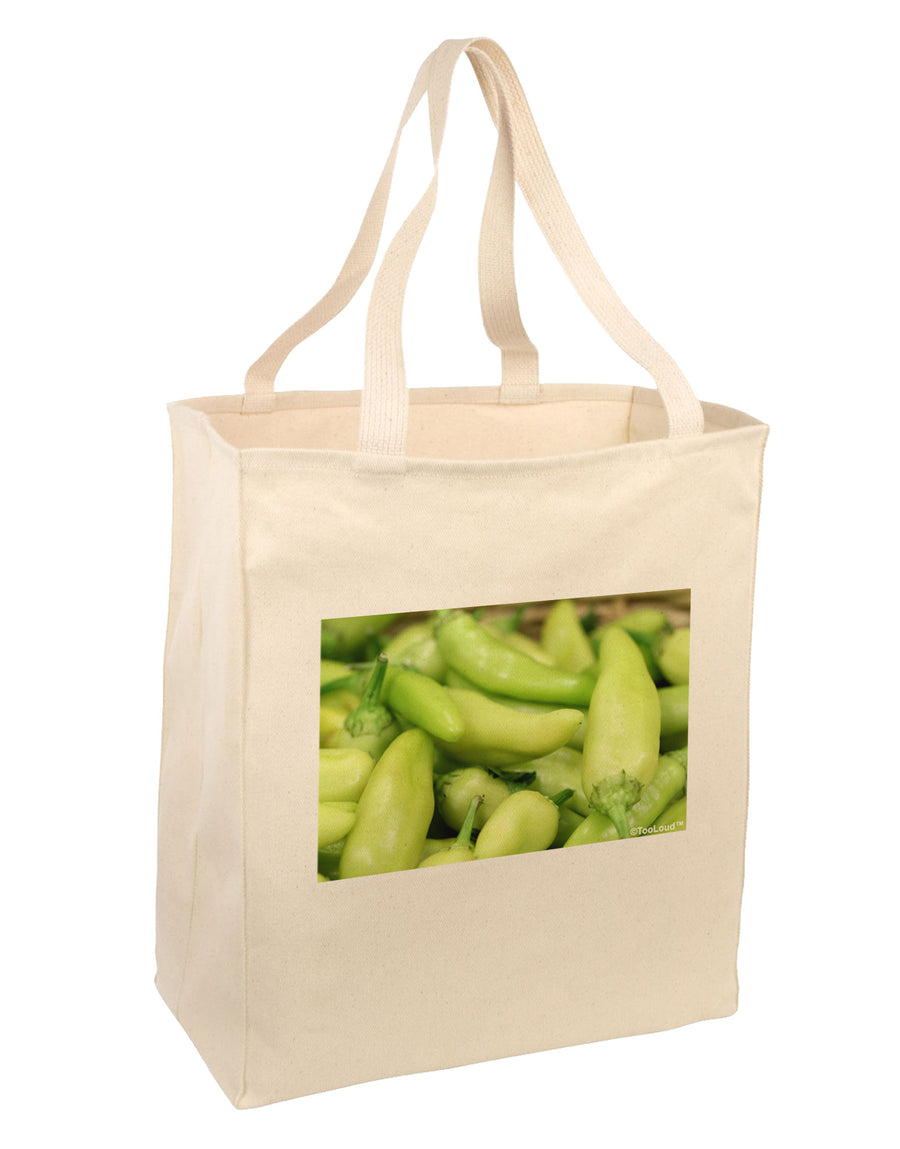 Buy Local - Jalapenos Large Grocery Tote Bag-Grocery Tote-TooLoud-Natural-Large-Davson Sales