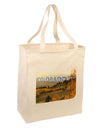 Colorado Postcard Gentle Sunrise Large Grocery Tote Bag by TooLoud-TooLoud-Natural-Davson Sales