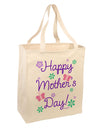 Happy Mother's Day Design Large Grocery Tote Bag by TooLoud-Grocery Tote-TooLoud-Natural-Large-Davson Sales