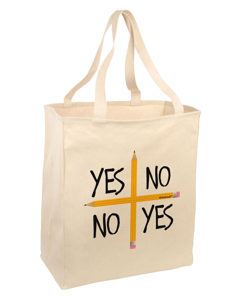 Charlie Charlie Challenge Large Grocery Tote Bag-Grocery Tote-TooLoud-Natural-Large-Davson Sales