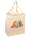 Eggsquisite Large Grocery Tote Bag by TooLoud-Grocery Tote-TooLoud-Natural-Large-Davson Sales