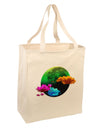 Moon Dream Hallucination Large Grocery Tote Bag-Grocery Tote-TooLoud-Natural-Large-Davson Sales