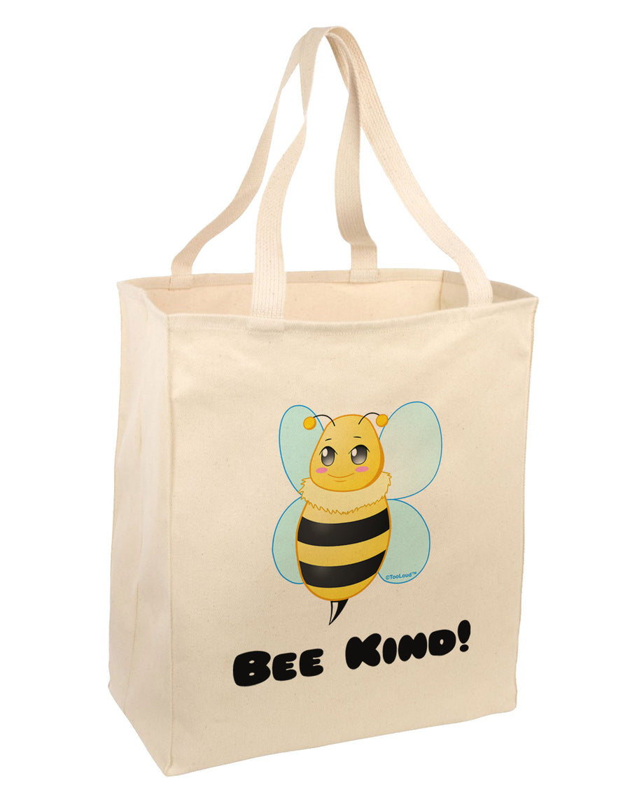 Bee Kind Large Grocery Tote Bag-Grocery Tote-TooLoud-Natural-Large-Davson Sales