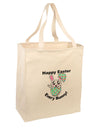 Happy Easter Every Bunny Large Grocery Tote Bag-Natural by TooLoud-Grocery Tote-TooLoud-Natural-Large-Davson Sales