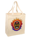 Sacred Calavera Day of the Dead Sugar Skull Large Grocery Tote Bag-Grocery Tote-TooLoud-Natural-Large-Davson Sales