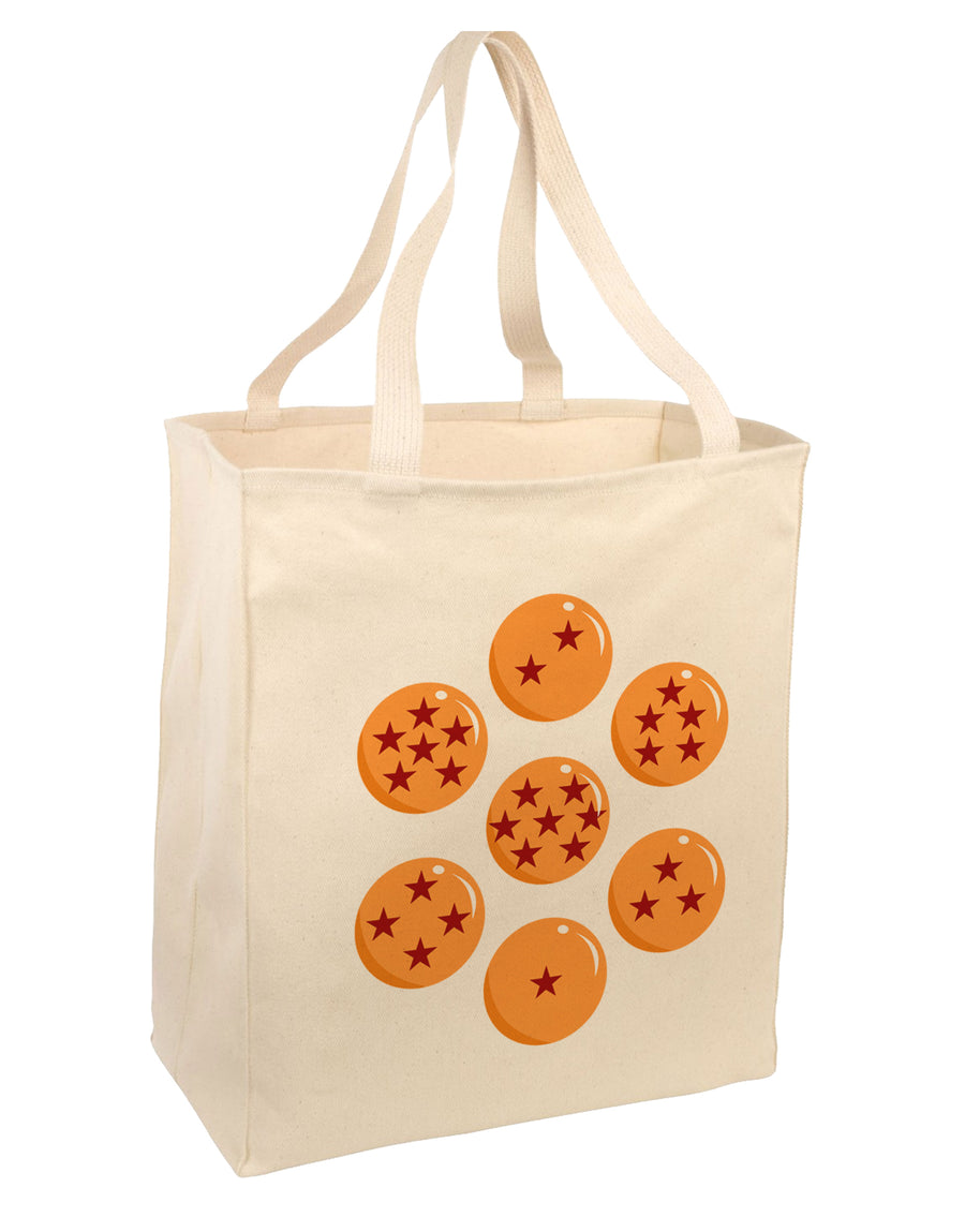 Magic Star Orbs Large Grocery Tote Bag-Natural by TooLoud-Grocery Tote-TooLoud-Natural-Large-Davson Sales