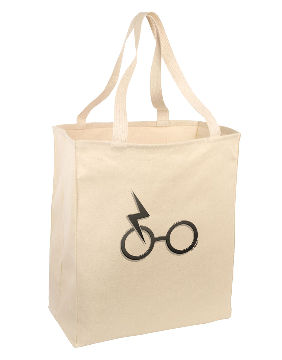 Magic Glasses Large Grocery Tote Bag by TooLoud-Grocery Tote-TooLoud-Natural-Large-Davson Sales