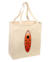 Ladybug Surfboard Large Grocery Tote Bag by TooLoud-Grocery Tote-TooLoud-Natural-Large-Davson Sales