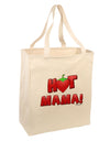 Hot Mama Chili Heart Large Grocery Tote Bag-Grocery Tote-TooLoud-Natural-Large-Davson Sales