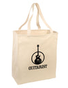 Guitarist Large Grocery Tote Bag-Grocery Tote-TooLoud-Natural-Large-Davson Sales