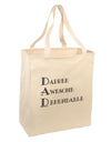 DAD - Acronym Large Grocery Tote Bag by TooLoud-Grocery Tote-TooLoud-Natural-Large-Davson Sales