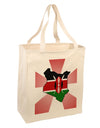 Kenya Flag Design Large Grocery Tote Bag-Grocery Tote-TooLoud-Natural-Large-Davson Sales