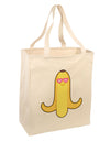 Infatuated Banana - Heart Eyes Large Grocery Tote Bag by TooLoud-Grocery Tote-TooLoud-Natural-Large-Davson Sales