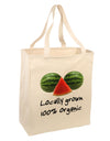 Locally Grown Organic Melons Large Grocery Tote Bag-Grocery Tote-TooLoud-Natural-Large-Davson Sales