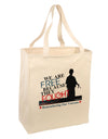 Because They Fought - Veterans Large Grocery Tote Bag-Grocery Tote-TooLoud-Natural-Large-Davson Sales