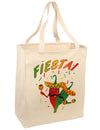 Chili Love Fiesta Large Grocery Tote Bag-Grocery Tote-TooLoud-Natural-Large-Davson Sales