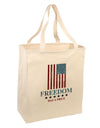 Freedom Flag Color Large Grocery Tote Bag-Grocery Tote-TooLoud-Natural-Large-Davson Sales