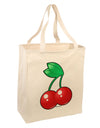 Cherries Large Grocery Tote Bag-Grocery Tote-TooLoud-Natural-Large-Davson Sales