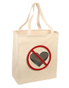 No Love Symbol Large Grocery Tote Bag-Grocery Tote-TooLoud-Natural-Large-Davson Sales