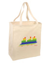 Equalizer Bars Design Large Grocery Tote Bag by TooLoud-Grocery Tote-TooLoud-Natural-Large-Davson Sales