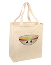 Cute Miso Soup Bowl Large Grocery Tote Bag by TooLoud-Grocery Tote-TooLoud-Natural-Large-Davson Sales