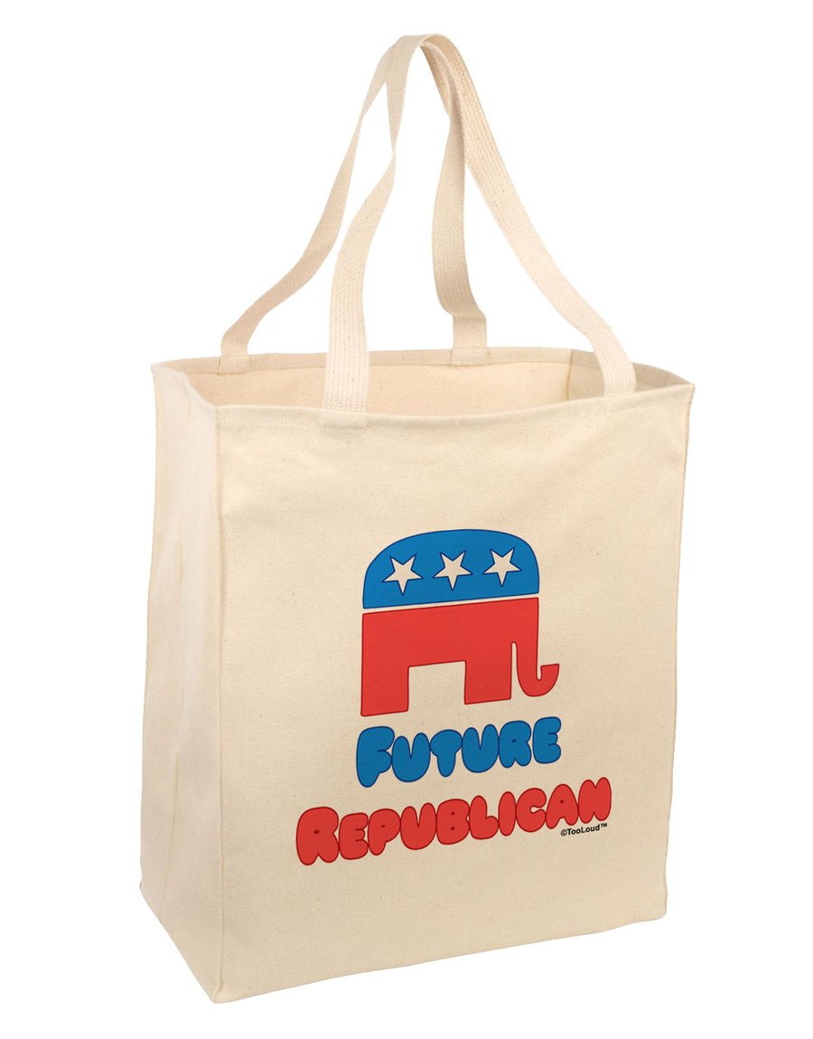 Future Republican Large Grocery Tote Bag-Grocery Tote-TooLoud-Natural-Large-Davson Sales