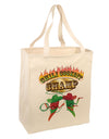 Cowboy Chili Cookoff Champ Large Grocery Tote Bag-Grocery Tote-TooLoud-Natural-Large-Davson Sales