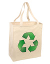 Recycle Green Large Grocery Tote Bag by TooLoud-Grocery Tote-TooLoud-Natural-Large-Davson Sales