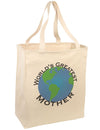 World's Greatest Mother Large Grocery Tote Bag-Grocery Tote-TooLoud-Natural-Large-Davson Sales
