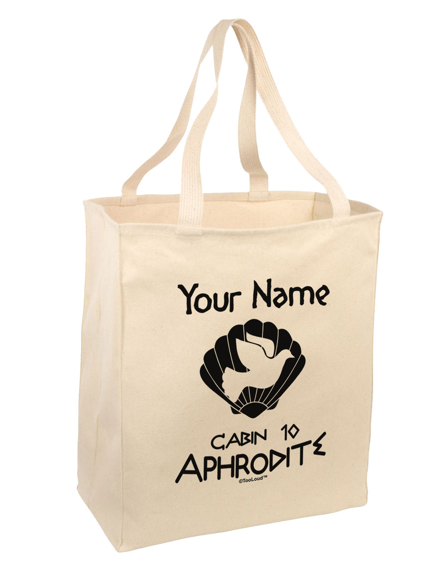 Personalized Cabin 10 Aphrodite Large Grocery Tote Bag-Grocery Tote-TooLoud-Natural-Large-Davson Sales