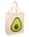 Cute Avocado Design Large Grocery Tote Bag-Grocery Tote-TooLoud-Natural-Large-Davson Sales