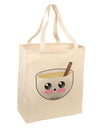 Cute Egg Nog Design - Large Grocery Tote Bag by TooLoud-Grocery Tote-TooLoud-Natural-Large-Davson Sales