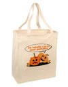 Carve your pumpkin Large Grocery Tote Bag-Grocery Tote-TooLoud-Natural-Large-Davson Sales