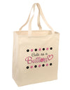 Cute As A Button Large Grocery Tote Bag-Grocery Tote-TooLoud-Natural-Large-Davson Sales