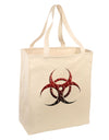 Biohazard Symbol Molecules - Apocalypse Large Grocery Tote Bag-Grocery Tote-TooLoud-Natural-Large-Davson Sales