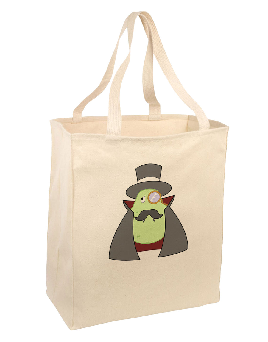 Sir Pearrington Vampire - Cute Fruit Large Grocery Tote Bag-Grocery Tote-TooLoud-Natural-Large-Davson Sales