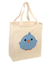 Cute Little Chick - Blue Large Grocery Tote Bag by TooLoud-Grocery Tote-TooLoud-Natural-Large-Davson Sales