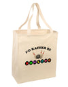 I'd Rather Be Bowling Large Grocery Tote Bag-Grocery Tote-TooLoud-Natural-Large-Davson Sales