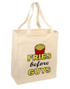 Fries Before Guys 15&#x22; Dark Laptop / Tablet Case Bag by TooLoud-Laptop / Tablet Case Bag-TooLoud-Natural-large-Davson Sales