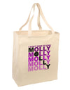 Find Molly Purple Large Grocery Tote Bag-Grocery Tote-TooLoud-Natural-Large-Davson Sales