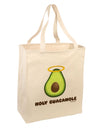 Holy Guacamole Design Large Grocery Tote Bag by TooLoud-Grocery Tote-TooLoud-Natural-Large-Davson Sales