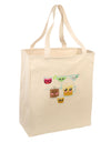 Cutsie Cartel Large Grocery Tote Bag-Grocery Tote-TooLoud-Natural-Large-Davson Sales