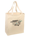 Tolerance And Acceptance Large Grocery Tote Bag-Grocery Tote-TooLoud-Natural-Large-Davson Sales