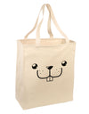 Kyu-T Face - Buckley the Beaver Large Grocery Tote Bag-Grocery Tote-TooLoud-Natural-Large-Davson Sales